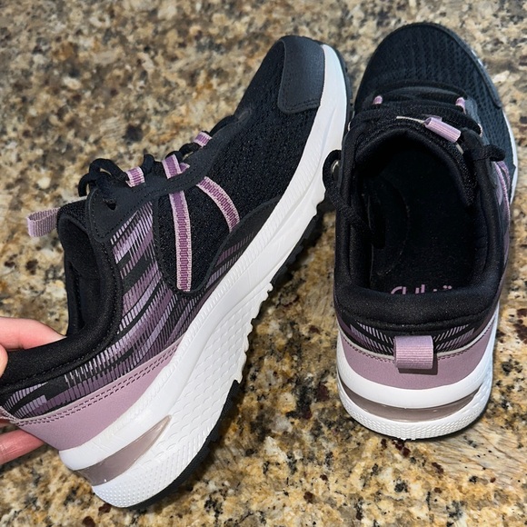 Ryka Women's Black and Lavender Athletic Shoes - Picture 5 of 7